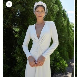 O.P.T. white bridal dress